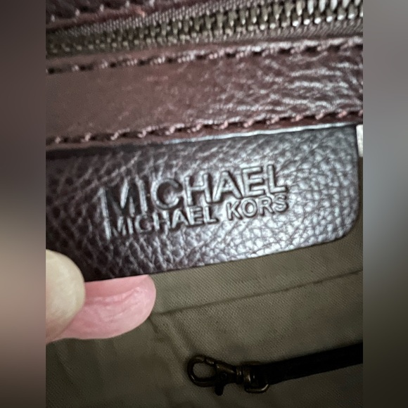 Michael by Michael Kors - Suede and leather handbag - Picture 11 of 14